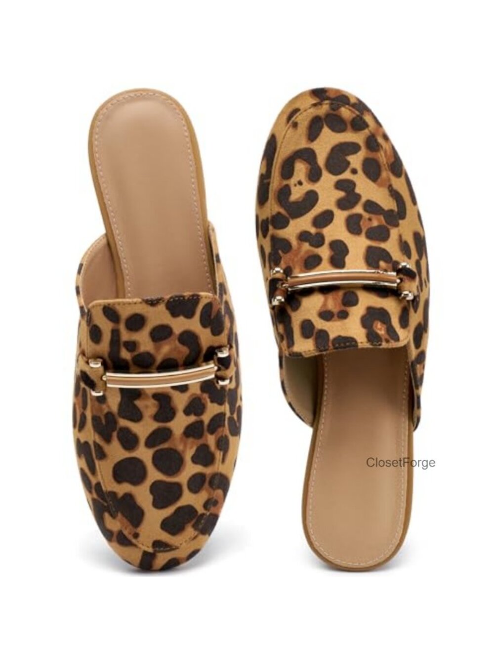 Dressy Mules for Women Comfortable Business Casual Loafers Faux Suede Slip-On